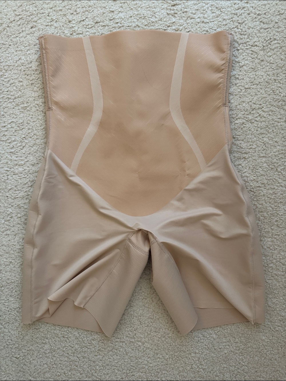 High-Waist Sculpting Shaping Shorts - Nude